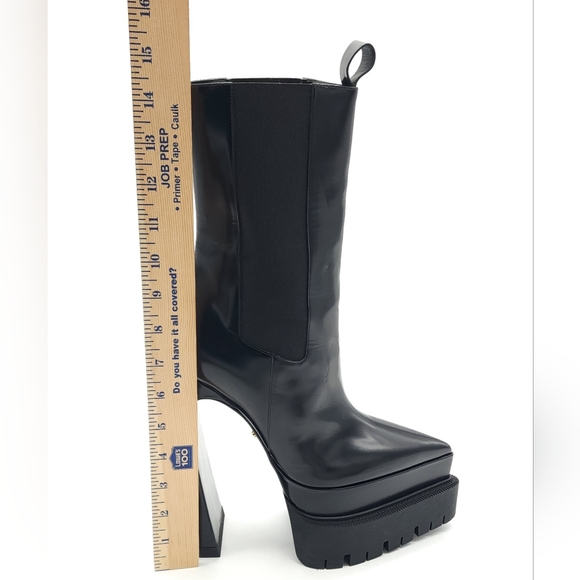 ONE BOOT ONLY Versace Aevitas Pointed-toe Platform Boots Women Size 9.5 EU 40.5 - Picture 8 of 13